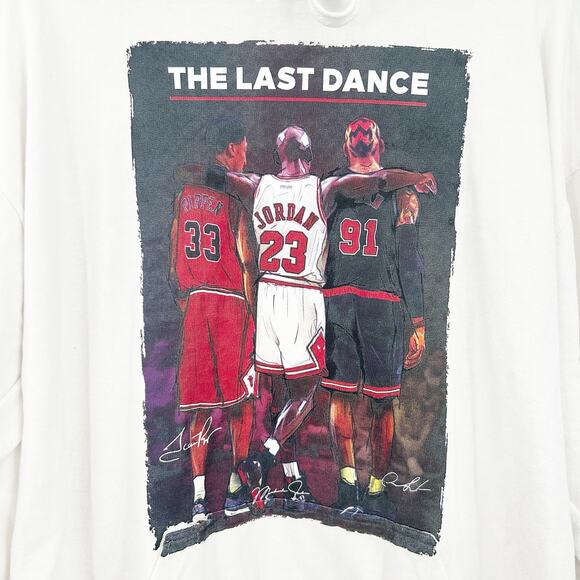 Jon‎ Lauren Mens Jordan Pippen Rodman The Last Dance Chicago Bulls Hoodie 2XL - Picture 2 of 8